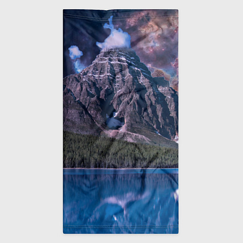 Бандана Горы и лес у озера / 3D-принт – фото 3