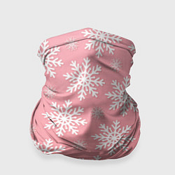 Бандана-труба Снегопад, цвет: 3D-принт