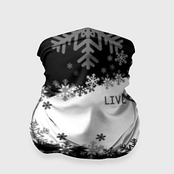 Бандана-труба Сноуборд черно-белый, цвет: 3D-принт