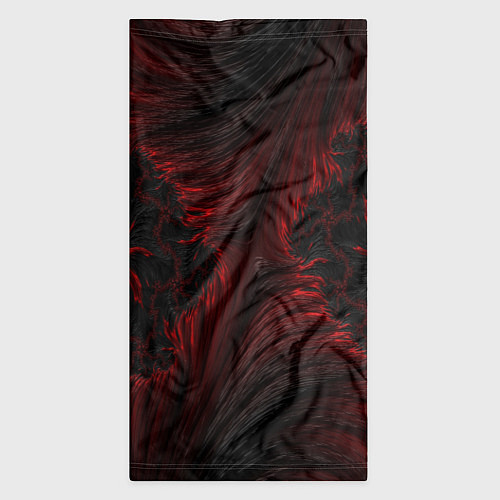 Бандана Красно - черные текстуры / 3D-принт – фото 3