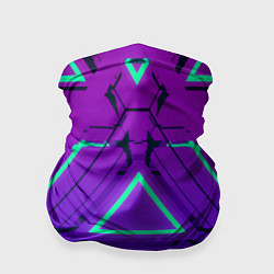 Бандана-труба Cyber armor - neon, цвет: 3D-принт