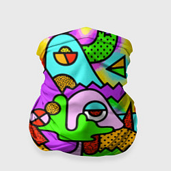 Бандана-труба Psychedelic acid, цвет: 3D-принт