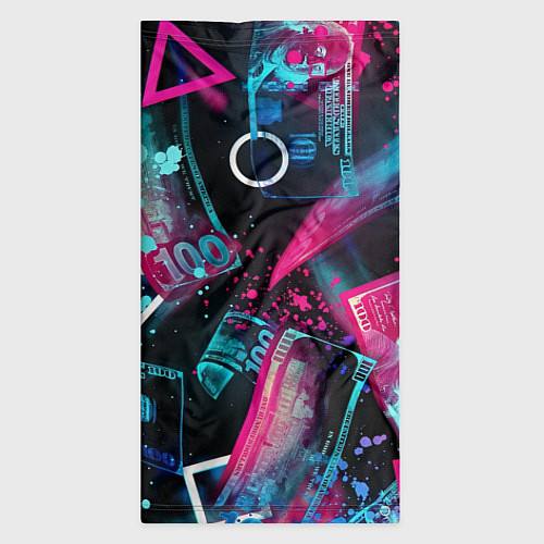 Бандана Neon money / 3D-принт – фото 3