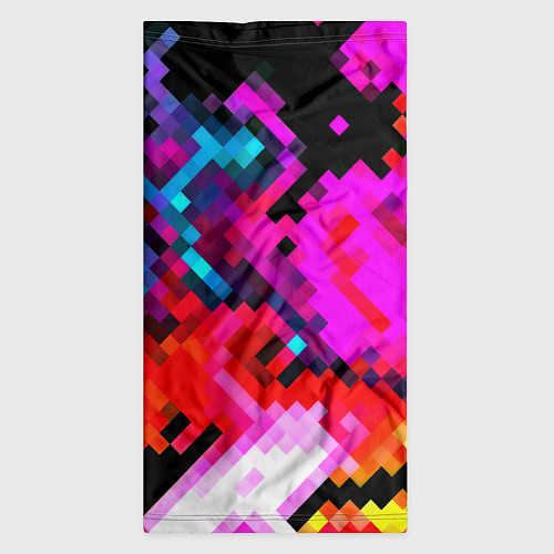 Бандана Pixel neon mosaic / 3D-принт – фото 3