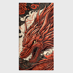 Бандана-труба Японский краcный дракон, цвет: 3D-принт — фото 2