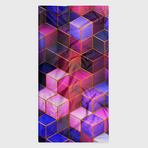 Бандана Цветные кубики / 3D-принт – фото 3