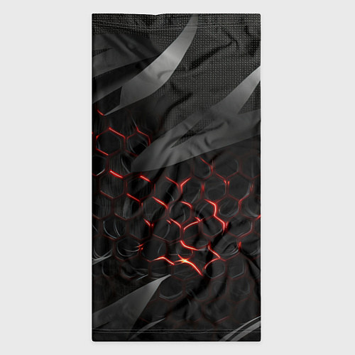 Бандана Black and red abstract / 3D-принт – фото 3