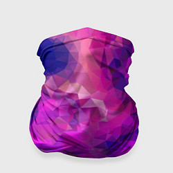 Бандана-труба Пурпурный стиль, цвет: 3D-принт