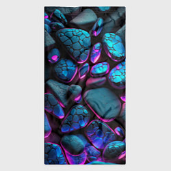 Бандана-труба Неоновые камни, цвет: 3D-принт — фото 2
