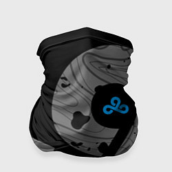 Бандана-труба Форма Cloud 9 black, цвет: 3D-принт