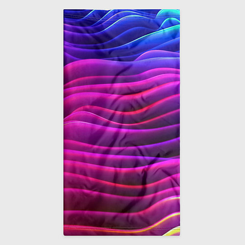 Бандана Сине-фиолетовый градиент / 3D-принт – фото 3