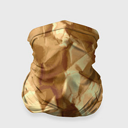 Бандана-труба Мятая бумага, цвет: 3D-принт