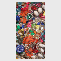 Бандана-труба Камни и драгоценности, цвет: 3D-принт — фото 2