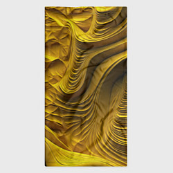 Бандана-труба Объемная желтая текстура, цвет: 3D-принт — фото 2