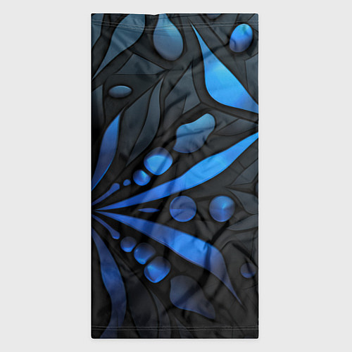 Бандана Black blue elements / 3D-принт – фото 3