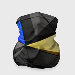 Бандана-труба Black yellow elements, цвет: 3D-принт