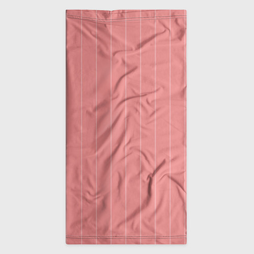 Бандана Благородный розовый полосатый / 3D-принт – фото 3