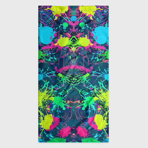 Бандана Colorful blots - expressionism - vogue / 3D-принт – фото 3
