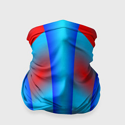 Бандана-труба Сине-красные, цвет: 3D-принт