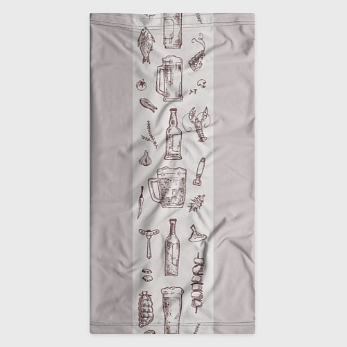 Бандана Пью три дня в стиле крафт / 3D-принт – фото 3