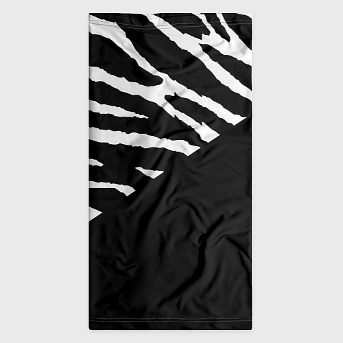 Бандана Полосы зебры с черным / 3D-принт – фото 3