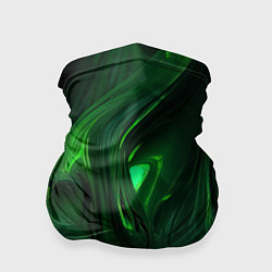 Бандана-труба Зеленые разводы, цвет: 3D-принт