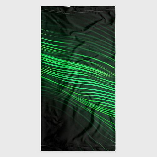 Бандана Green neon lines / 3D-принт – фото 3