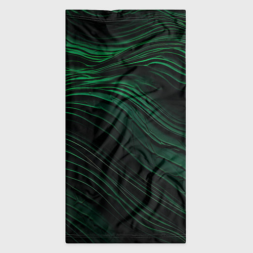 Бандана Dark green texture / 3D-принт – фото 3