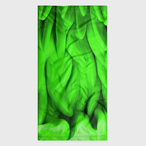 Бандана Зеленая абстрактная текстура / 3D-принт – фото 3