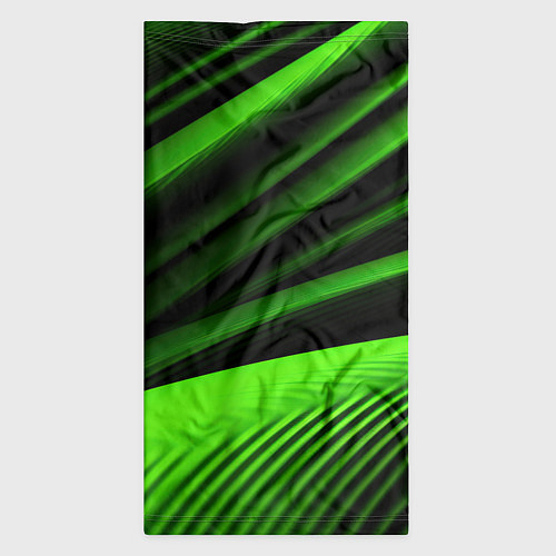 Бандана Зеленый яркая текстура / 3D-принт – фото 3