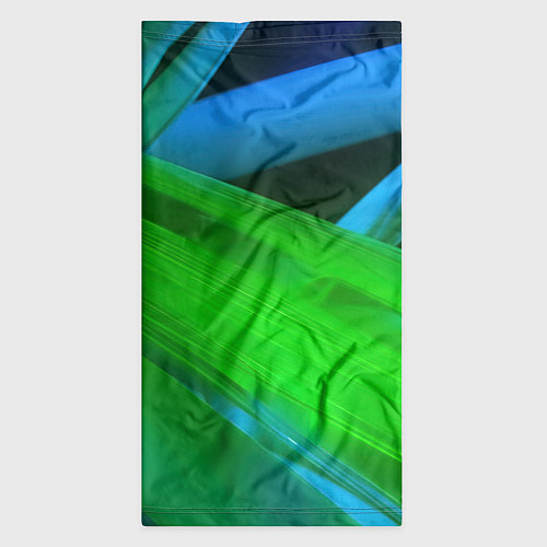 Бандана Blue green abstract / 3D-принт – фото 3