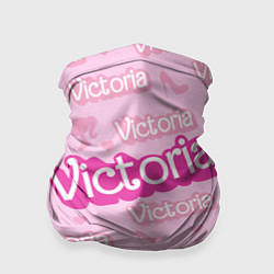 Бандана-труба Виктория - паттерн Барби розовый, цвет: 3D-принт