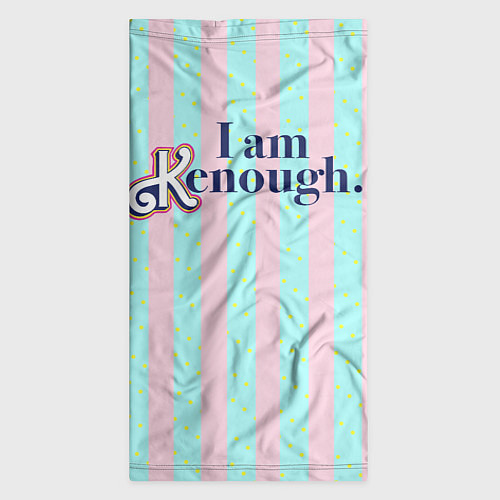 Бандана I am Kenough - фраза и костюм Кена в полоску / 3D-принт – фото 3