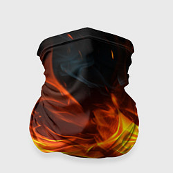 Бандана-труба Пламя костра, цвет: 3D-принт