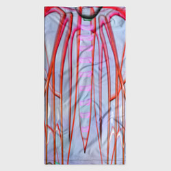 Бандана-труба Розовые прожилки, цвет: 3D-принт — фото 2