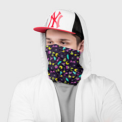 Бандана-труба Неоновая ведьмочка, цвет: 3D-принт — фото 2