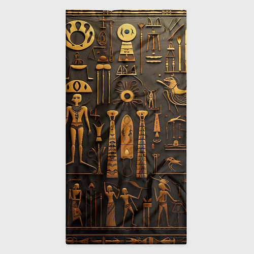 Бандана Арт в стиле египетских письмен / 3D-принт – фото 3