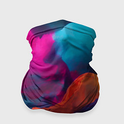 Бандана-труба Акварельные краски, цвет: 3D-принт
