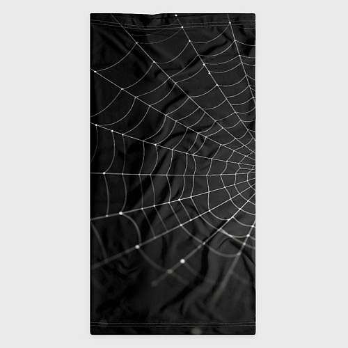 Бандана Паутина на черном фоне / 3D-принт – фото 3