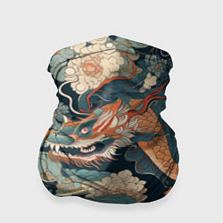 Бандана-труба Дракон с усами, цвет: 3D-принт