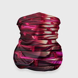 Бандана-труба Неоновые фиолетовые и розовые камни, цвет: 3D-принт