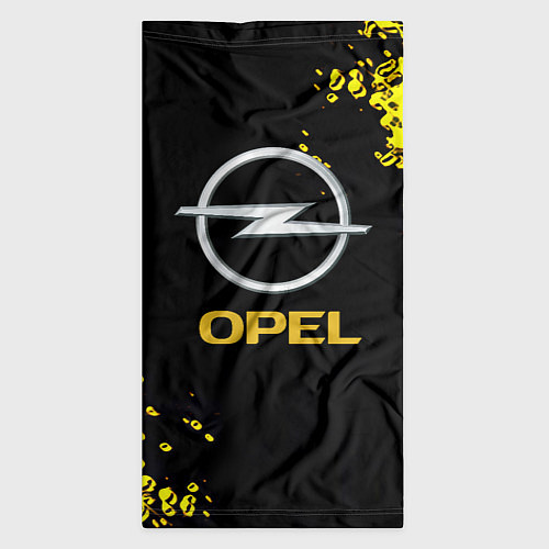 Бандана Opel желтые краски / 3D-принт – фото 3