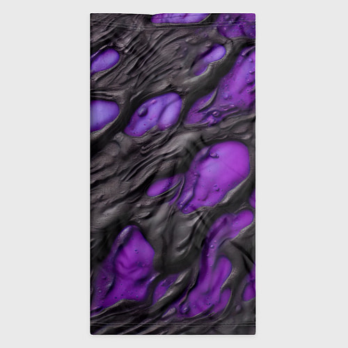 Бандана Фиолетовая текучая субстанция / 3D-принт – фото 3