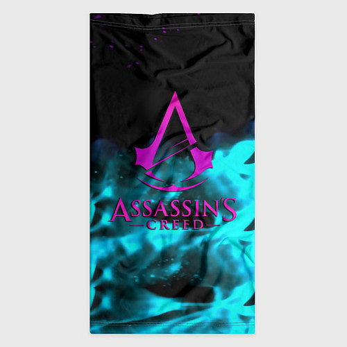 Бандана Assassins Creed flame neon / 3D-принт – фото 3