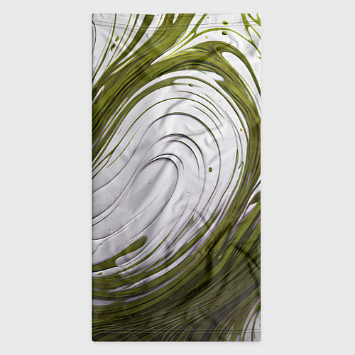 Бандана Бело-зеленая краска / 3D-принт – фото 3