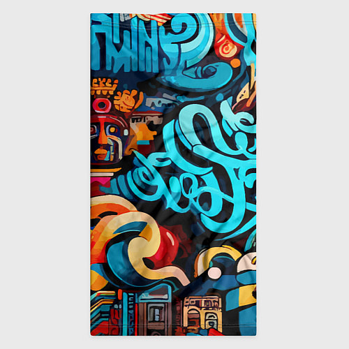 Бандана Abstract graffiti - ai art / 3D-принт – фото 3