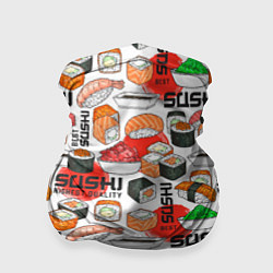 Бандана-труба Best sushi, цвет: 3D-принт