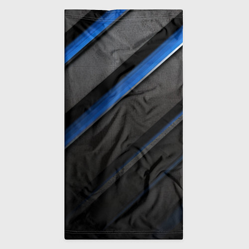 Бандана Black blue lines / 3D-принт – фото 3