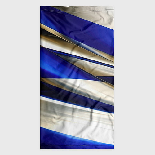 Бандана Blue white abstract / 3D-принт – фото 3