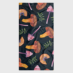 Бандана-труба Goblincore - болотные грибы, цвет: 3D-принт — фото 2